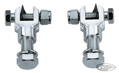 GZP Chrome footpeg supports w/hardwar (DE)