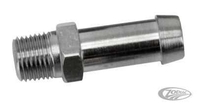 GZP barb fitting 1/8"-27 NPT straight (DE)