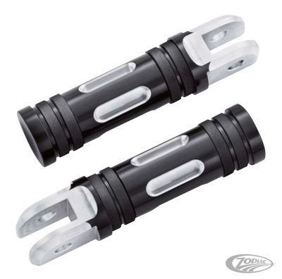 GZP Black edge cut rider footpegs (DE)