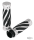 GZP Swirl style grips Chrome dual cable (DE)