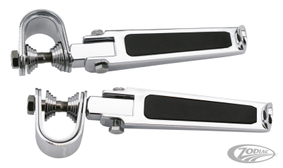 GZP Chrome clamp-on folding footpegs, pa (DE)