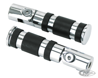 GZP Chrome folding billet passenger peg (DE)