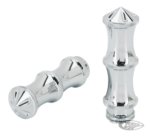 GZP Chromed Miami CNC grip set