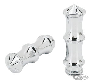 GZP Chromed Miami CNC grip set