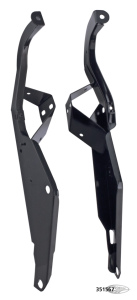 GZP Blk HvyDty fairing mounts FLH/T93-13