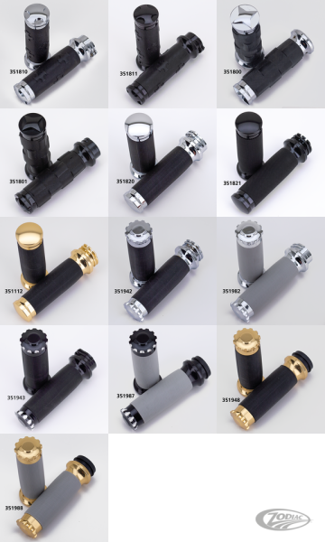 GZP Chrome 4-Cross T-II Grip set (DE)