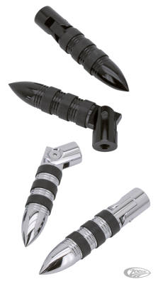 GZP Black Magnum pegs w/mounts 1/2"UNC