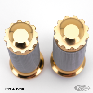 GZP Bronzed Turbo TBW gripset gray rubbe