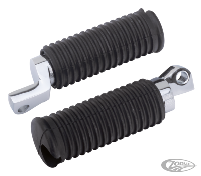 GZP Chr steel drop style rider foot pegs (DE)
