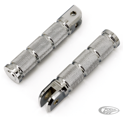 GZP Chr knurled rider footpegs ST18-up (DE)