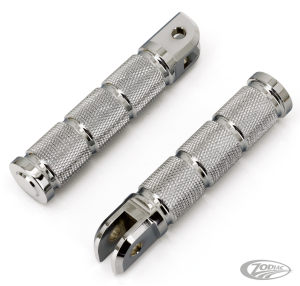 GZP Chr knurled rider footpegs ST18-up (DE)