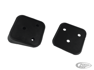 GZP Black rubberpadset licenseplate moun
