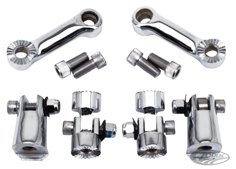 GZP FXR/FLSTC Adjustable foot peg mou (DE)