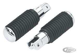 GZP foot pegs w/chrome end 5/8" sqr mnt