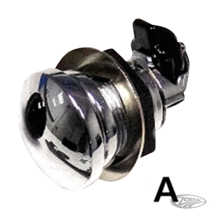 GZP Chr fuel door push button releasekit