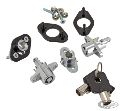 GZP Universal leather saddlebag lock kit (DE)
