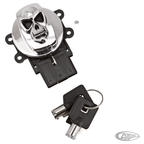 GZP Chr skull ignition switch F*ST96-10 (DE)