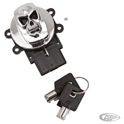 GZP Chr skull ignition switch F*ST96-10 (DE)