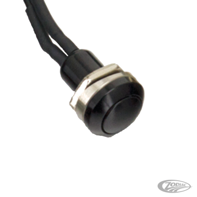 GZP Blk Mini push button switch 5/16 UNF (DE)