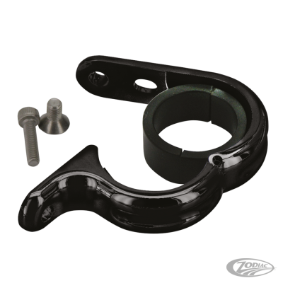 GZP Blk uni-clamp fits 1"+1.25" h/bar