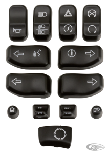 GZP Blk switch cap kit FLH/T14-15