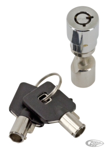 GZP Chrome neck lock pin set with key
