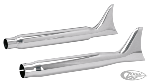 GZP Fishtail muffler uni 1.5" & 1.75" (DE)