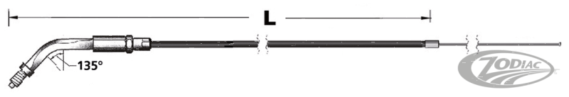 Stealth Throttle E+G81-95 LN=44" 135° (DE)