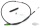 Clutch cable Stealth XL86-up L=57" (DE)