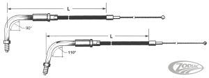 Barnett Stealth BT90 LN=44" 90° throttle (DE)