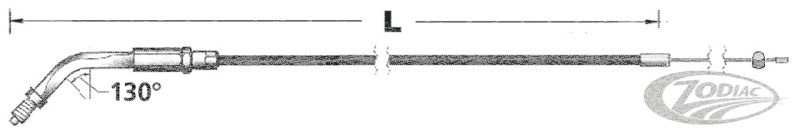 Stealth Throttle cbl E+G81-95 LN=41" 135 (DE)