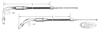 Barnett Stealth BT96 LN=43" 90° throttle (DE)