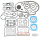 Gasket set XL 883 86-90 #17026-86 (DE)