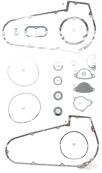 10pck O-ring intake manifold 55-e78 (DE)