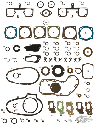 5pck Oil seal clutch gear XLl56-66 (DE)