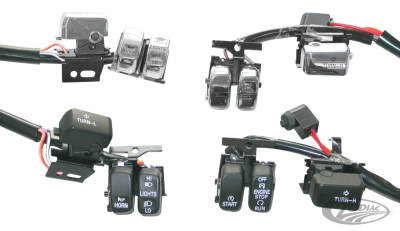 Horn & Dimmer switch Black 96-06 (DE)