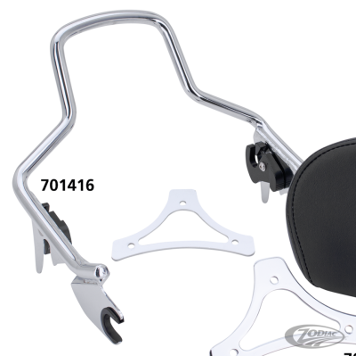 Det. Sissy Bar Shorty Chrome FLT09-up (DE)