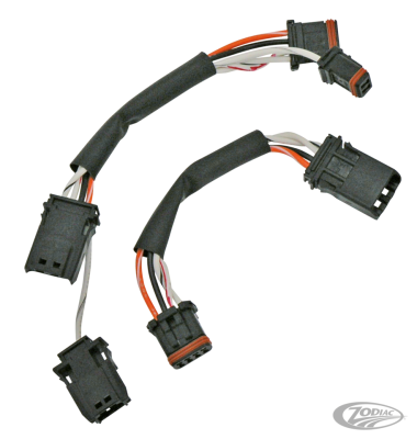 NAMZ H/bar Cntrl Xtension Harness 4" Fit (DE)