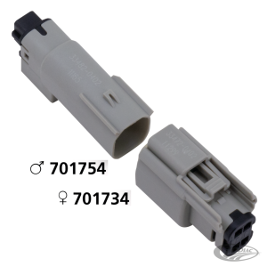 Molex 07Up 4-Position Female Gray OEM724 (DE)