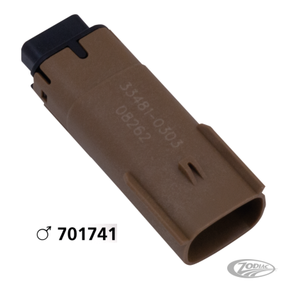 Molex 07Up 3-Position Male Brown OEM7254 (DE)