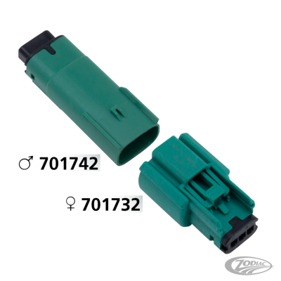 Molex 07Up 3-Position Female Green (DE)