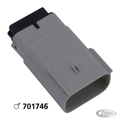 Molex 07Up 12-Position Male Gray OEM724 (DE)