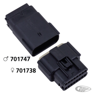 Molex 07Up 16-Position Male Black OEM721 (DE)