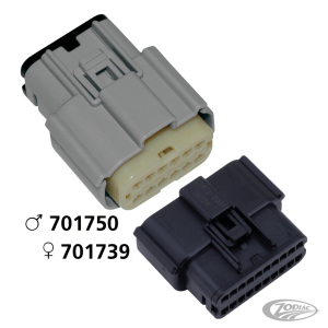 Molex 07Up 12-Position Female Gray OEM72 (DE)