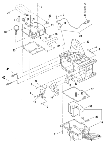 Oil line fittings straight, pair 9/16-18 (DE)