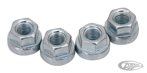 4pck Nuts, 5/16-24 hex flange