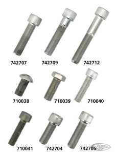 Button head screw 3/8-24x0.75" UNF zinc (DE)