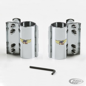 Mounting kit complete Chrome Wide Glide (DE)
