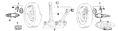 S&S Pinion shaft assy BT39-53 (DE)