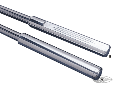 Fork tubes, hard chromed 20.5" length (DE)